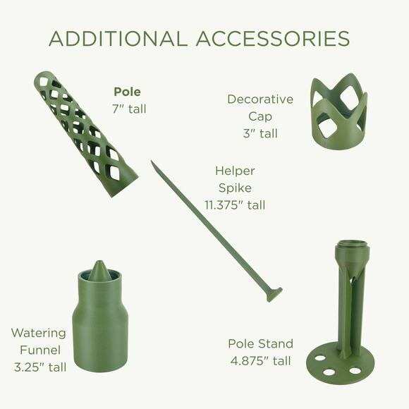 Modular Moss Pole Set: Stackable Plant Support, 1.25" Diameter - Picture 8 of 9